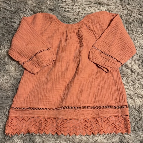 Jessica Simpson Girls’ Bubble Sleeve Top - Picture 3 of 5